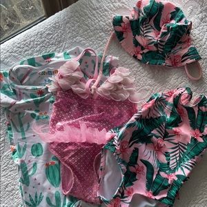 Baby girl swimsuit bundle